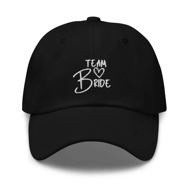 Team Bride Heart cap