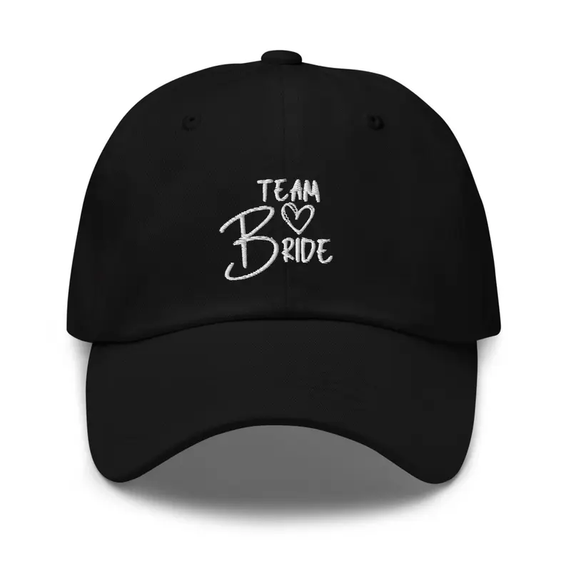 Team Bride Heart cap